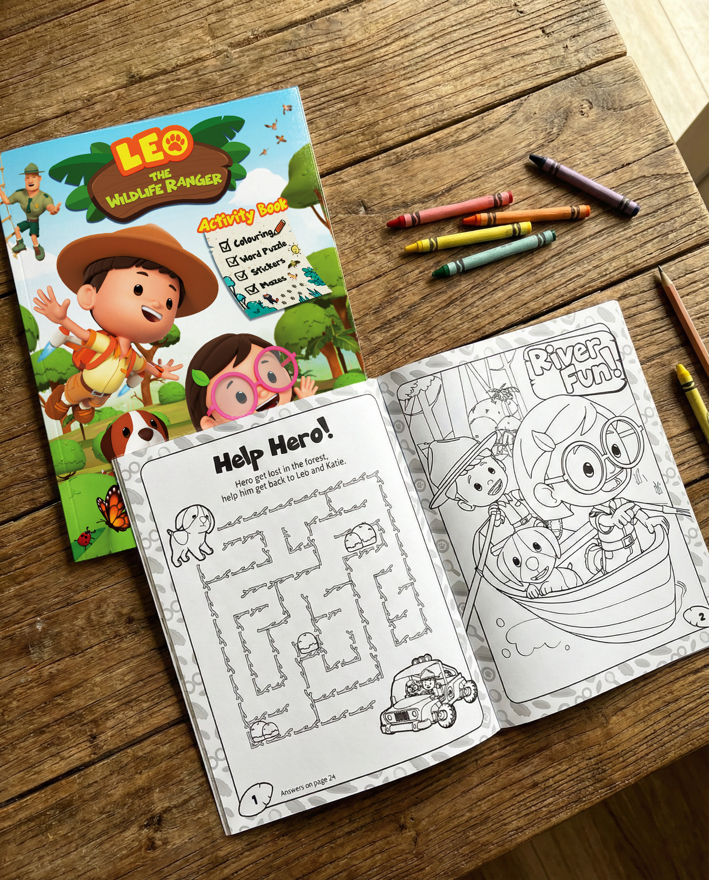 Leo the Wildlife Ranger Activity Book