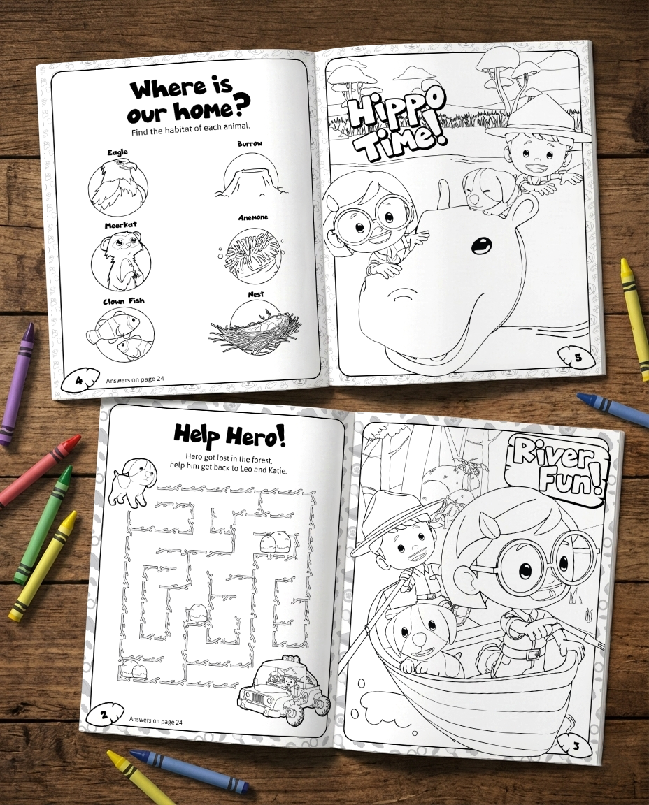 Leo the Wildlife Ranger Activity Book